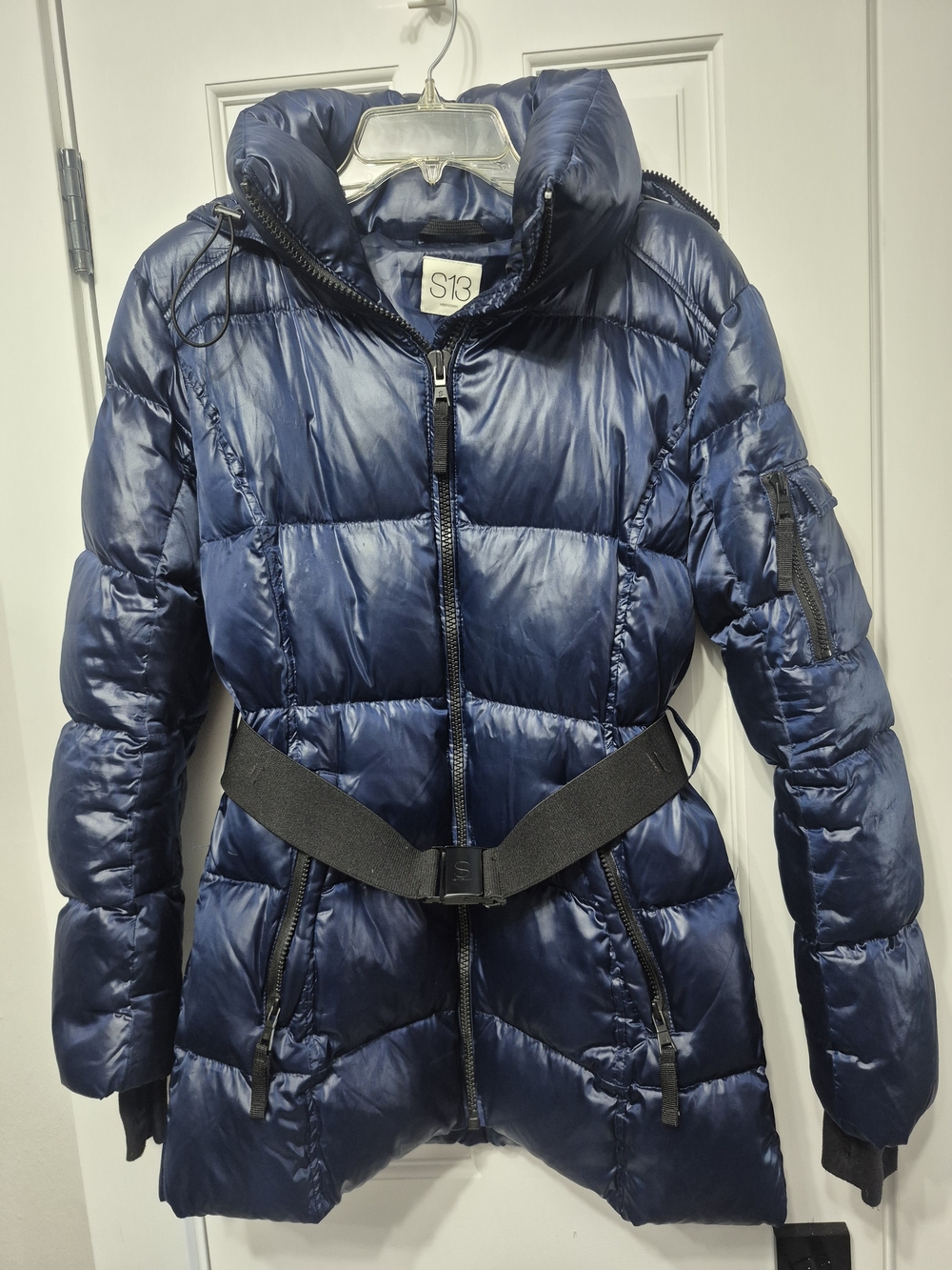 S13 New York Belted Down Puffer Coat